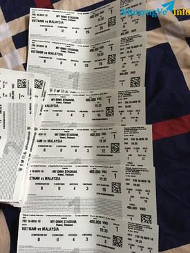 Ảnh vé khán đài B cửa 3-4