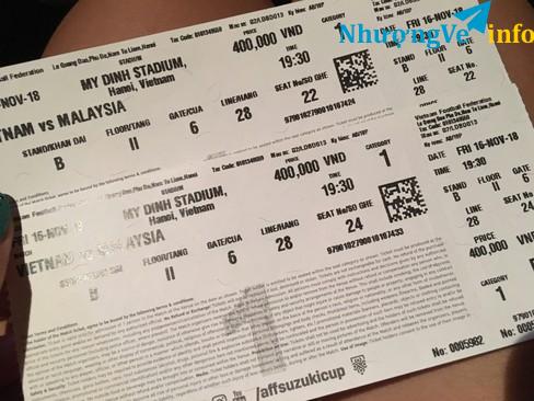 Ảnh Vé khán đài B tầng 2 cửa 6