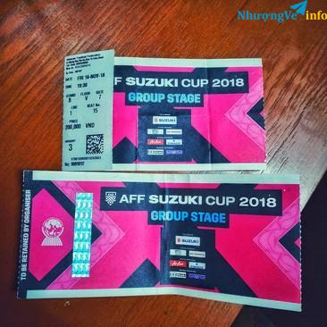 Ảnh Vé khán B tầng V cửa 7 - trận Việt Nam - Malaysia ngày 16/11/2018