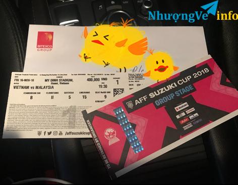 Ảnh Vé bóng đá trận VNM-MYS 16/11