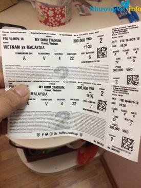 Ảnh Bán cặp vé khán đài A 2.500.000đ