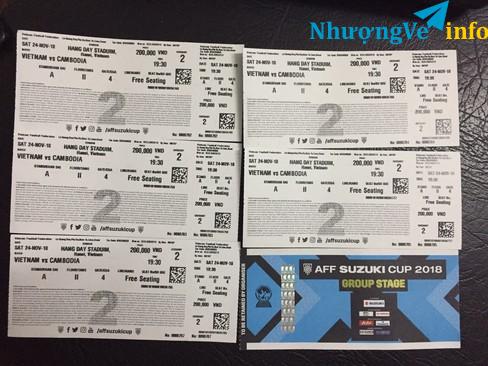 Ảnh Bán 3 cặp Vé khán đài A, siêu ViP trận VN & Campchia cho bác nào thực sự ViP ạ