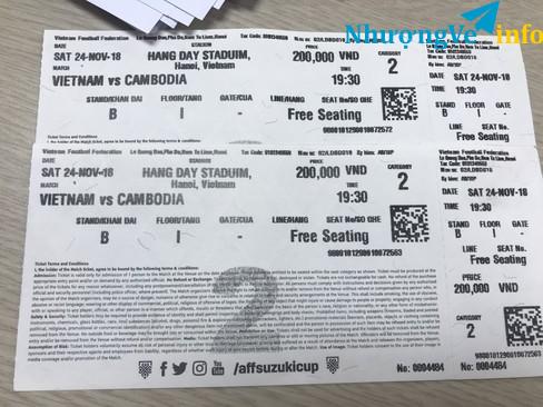 Ảnh Bán vé bóng đá VFF Việt Nam - Campuchia