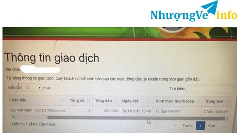 Ảnh Bán vé bán kết Việt Nam & Philippin Khán Đài A - 2 triệu