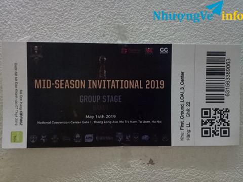 Ảnh vé MSI 2019