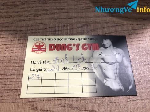 Ảnh NHƯỢNG THẺ 14 LẦN TẬP ( 2/4 - 1/5 ) DUNG'S GYM CHI NHÁNH HOÀNG DIỆU