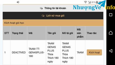 Ảnh Chuyển nhượng khóa học 6 tháng của topica