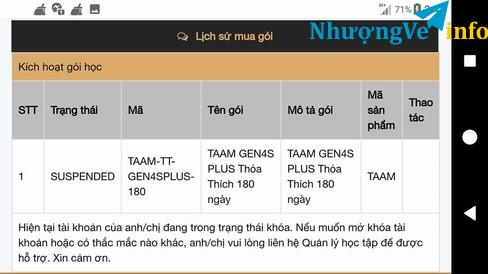 Ảnh Chuyển nhượng khóa học 6 tháng của topica