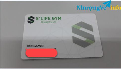 Ảnh Nhượng lại thẻ tập gym S'Life giá 3tr (mua 9tr) - 8 tháng-  Nguyễn Huy Lượng