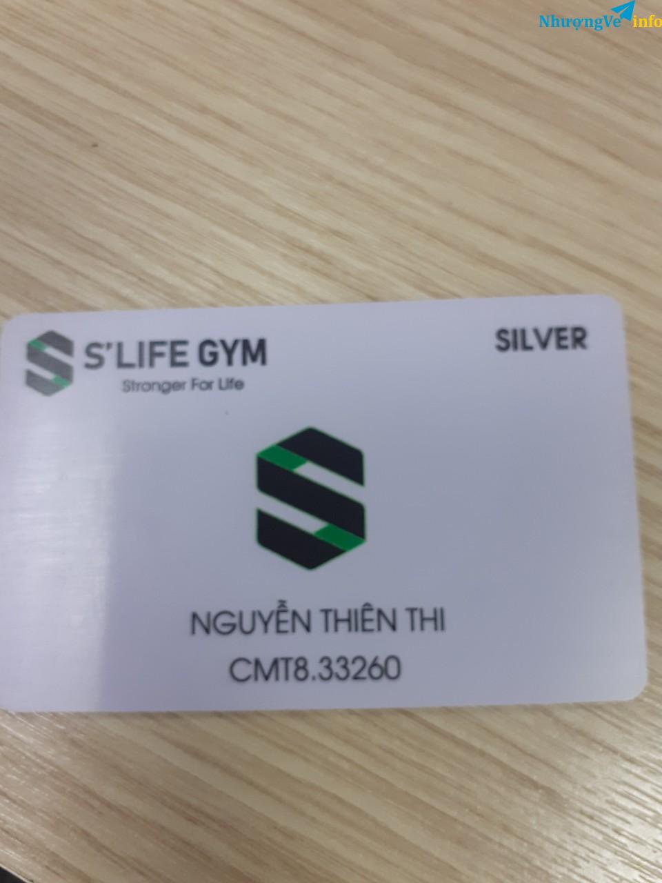 Ảnh chuyển nhượng thẻ gym S'LIFE