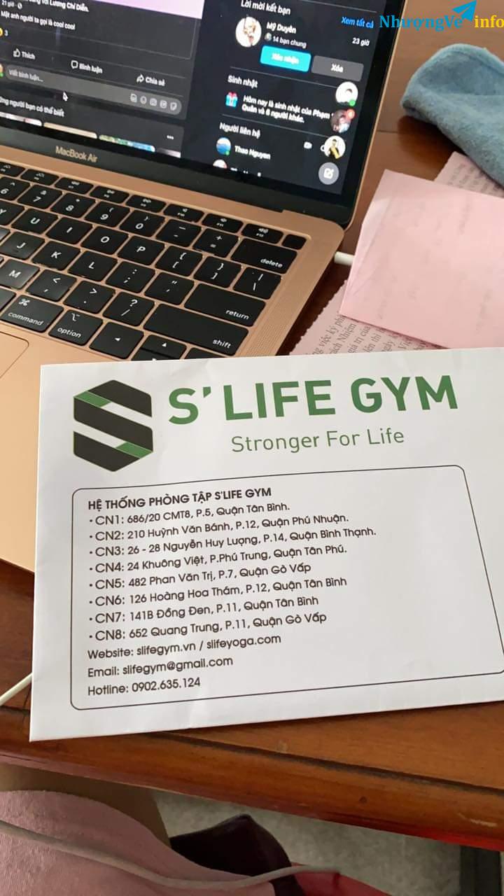 Ảnh Thẻ tập s'life gym