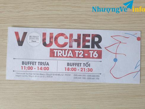 Ảnh Pass 01 voucher Buffet Trưa Hoàng Yến Premier