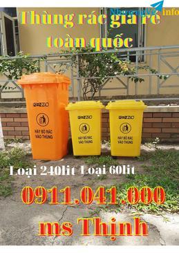 Ảnh Thùng rác 60lit thích hợp dùng văn phòng-0911.041.000
