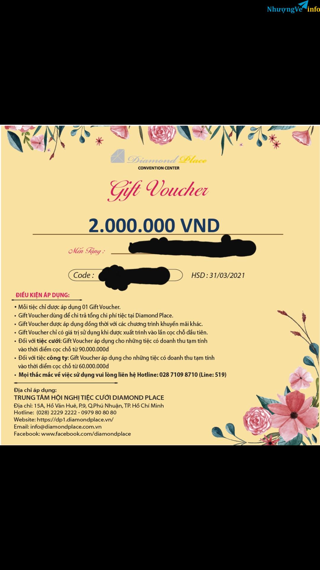 Ảnh TP Ho Chi Minh: Nhuong voucher giam gia tai Nha hang Diamond Place Ho Van Hue