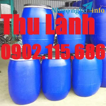 Ảnh Thùng phuy nhựa 50 lít nắp mở