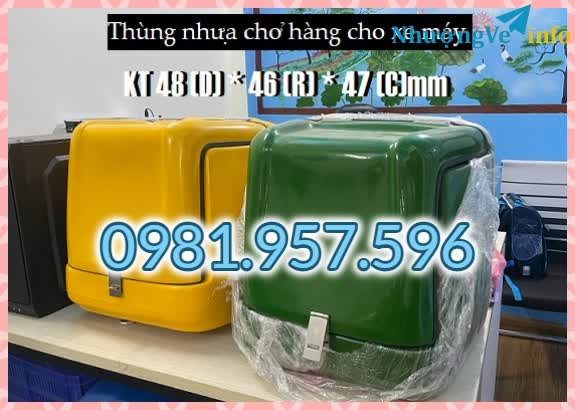 Ảnh Thùng đựng đồ ship hàng, thùng ship trà sữa, thùng giao đồ ăn