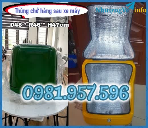 Ảnh Thùng chở đồ uống, thùng giao đồ ăn nhanh, thùng chở hàng