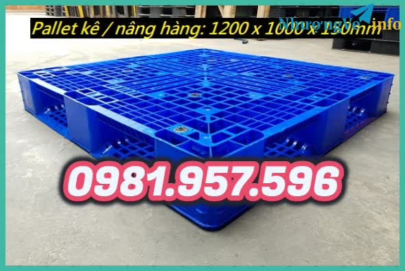 Ảnh Tấm nhựa kê hàng, pallet một mặt, tấm nhựa lót sàn