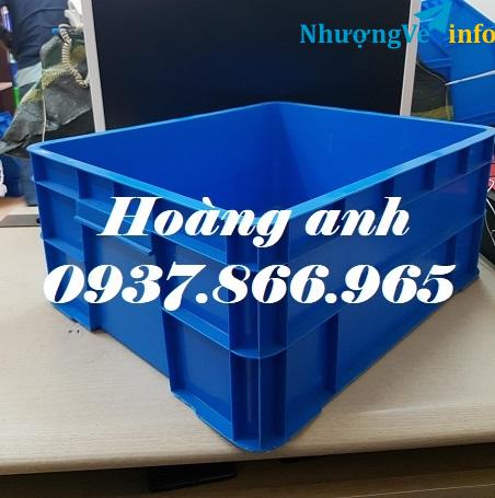 Ảnh Thùng đặc có nắp tại hà nội, thùng B8 cao cấp, thùng nhựa đặc, thùng dùng trong nhà máy