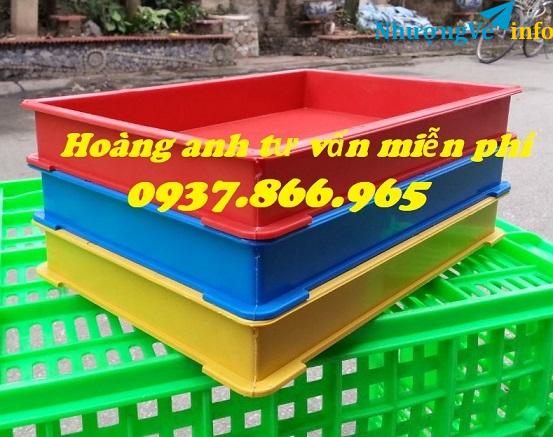 Ảnh Khay nhựa hình chữ nhật, thùng nhựa, hộp nhựa, khay cơ khí tại hà nội, khay chữ nhật BL006