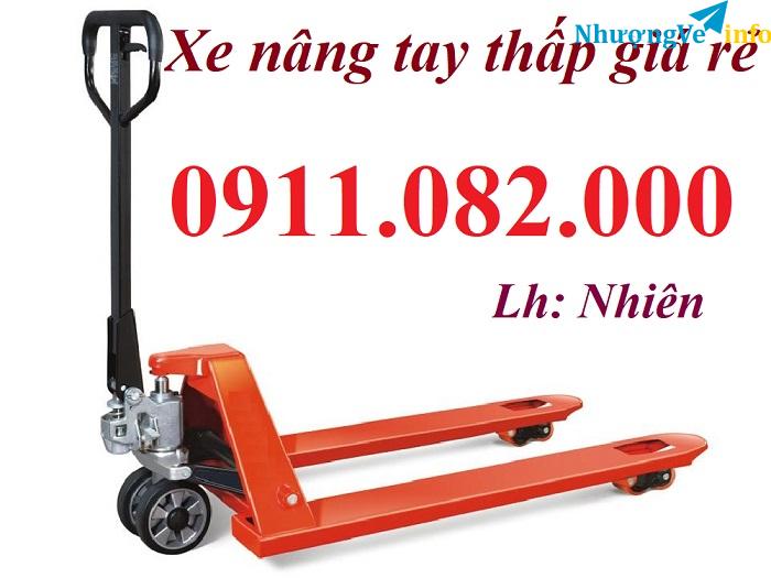 Ảnh Nơi cung cấp xe nâng tay thấp giá rẻ nhất miền tây- xe nâng tay 3 tấn- lh 0911.082.000