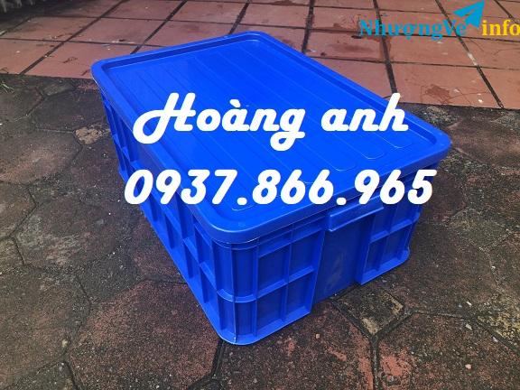 Ảnh Địa chỉ cung cấp thùng có nắp, thùng nhựa bít tại Long Biên,báo giá sóng nhựa bít, sóng nhựa 4 bít