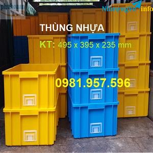 Ảnh Thùng nhựa đặc, Hộp nhựa đặc đựng linh kiện điện tử trong các nhà máy