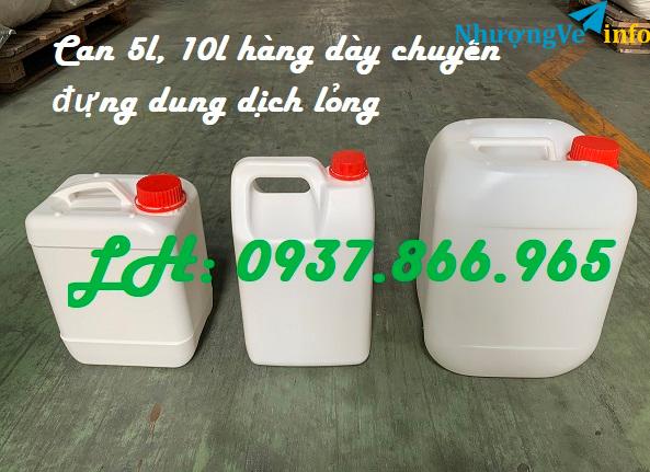 Ảnh Can nhưÌ£a 5l, can nhưÌ£a đưÌ£ng hoaÌ châÌt caÌc loaÌ£i, can nhưÌ£a công nghiêÌ£p