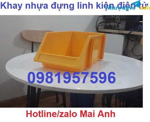 Ảnh Khay nhựa đựng linh kiện điện tử, khay đựng ốc vít, kệ dụng cụ