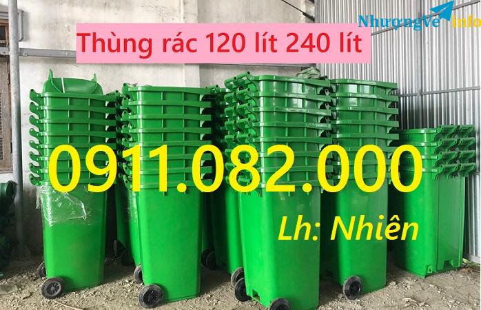 Ảnh Cung cấp Thùng ủ rác, thùng đựng rác giá rẻ, thùng rác 120l 240l dầy chất lượng- lh 0911082000