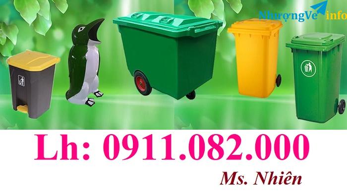 Ảnh Thùng rác y tế, thùng rác 120L 240l 660L giá tốt tại miền tây- sỉ lẻ thùng rác giá rẻ- lh 0911082000