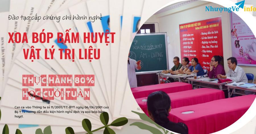 Ảnh Khóa học xoa bóp bấm huyệt cấp chứng chỉ hành nghề