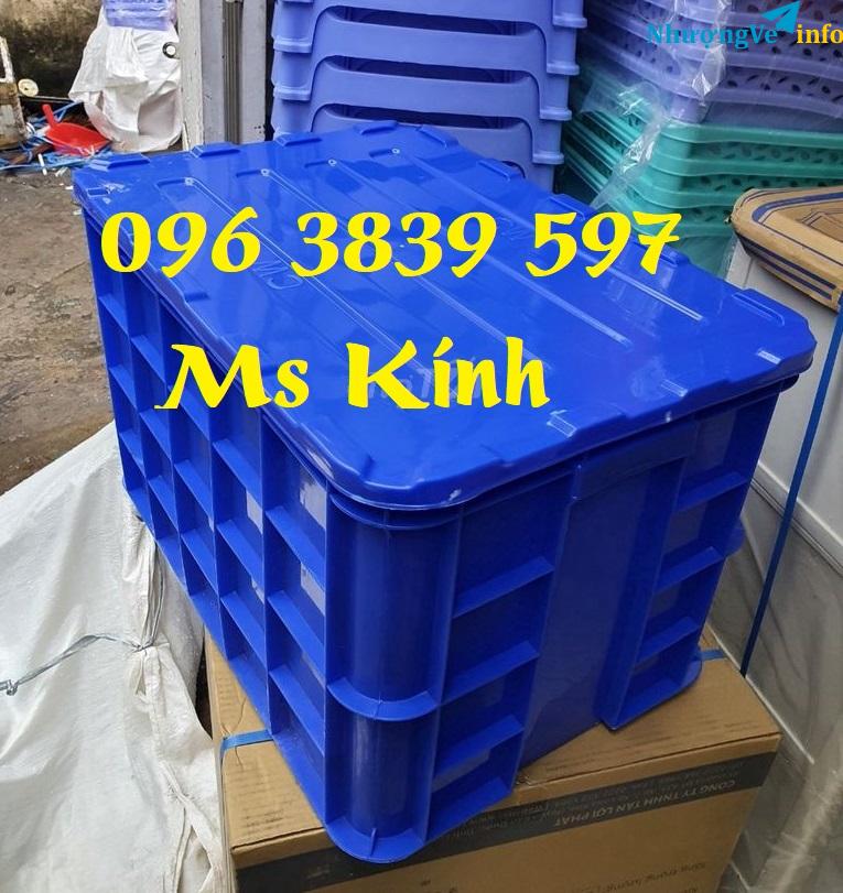 Ảnh Sóng bít 3t1 có nắp, thùng nhựa đặc 3t1 đựng linh kiện, hàng hóa - 096 3839 597 Ms Kính