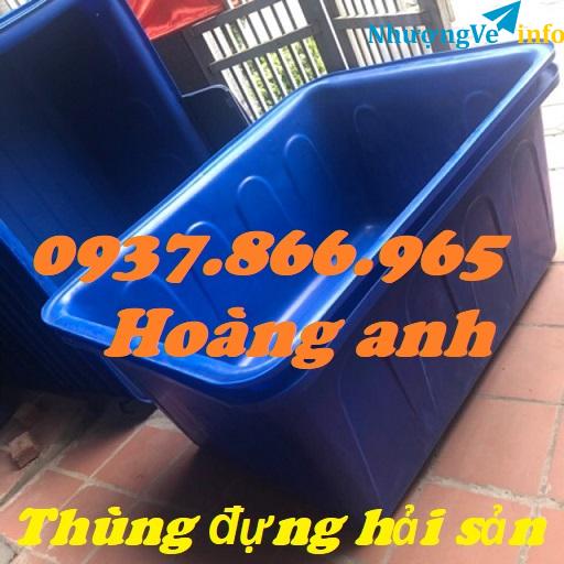 Ảnh Thùng 500l nuôi hải sản, thùng dung tích lớn, thùng tròn trồng sen ,thùng lớn nuôi cá tầm, thùng lớn để nhuộm vải