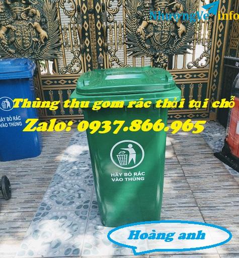 Ảnh Thùng rác công cộng, thùng rác các loại, thùng rác tại khu dân cư, thùng rác 240l