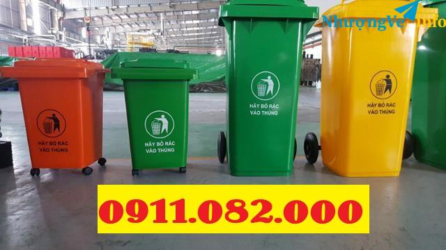 Ảnh Những mẫu thùng rác giá rẻ nhất 2025- thùng rác 120l 240l 660l- lh 0911082000