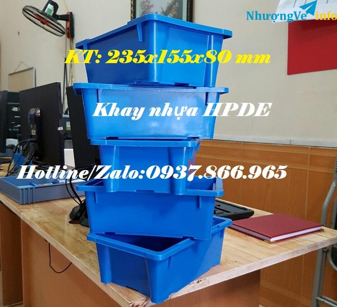 Ảnh Khay nhưÌ£a nguyên sinh HPDE, khay phân loaÌ£i phuÌ£ kiêÌ£n trong nhaÌ maÌy, khay nhưÌ£a