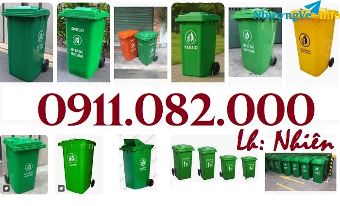 Ảnh Thùng rác sỉ lẻ giá tốt hàng chất lượng- thùng rác 120l 240l màu sắc đa dạng- lh 0911082000