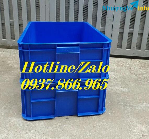 Ảnh Thùng đặc(KT: 61*42*15cm), khay cơ khí, thùng nhựa đựng bánh bao