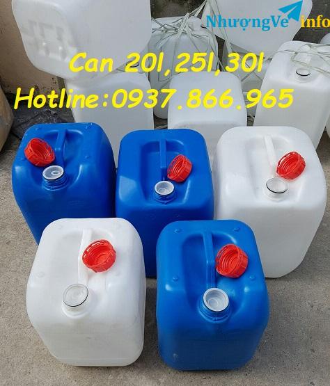Ảnh Can đựng xăng dầu, can đựng chất lỏng, can nhựa nguyên sinh, can