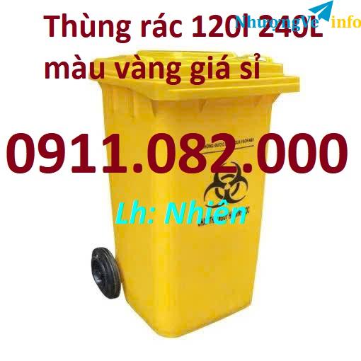 Ảnh Chuyên bán thùng rác giá rẻ- thùng rác 660 lít giá rẻ tại cần thơ-lh 0911082000