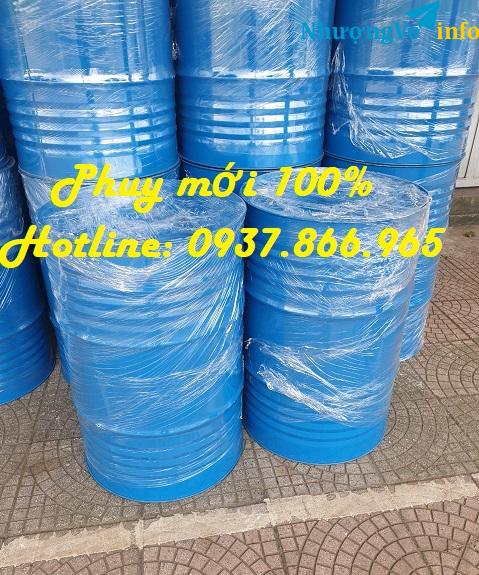 Ảnh Thùng phuy sắt cũ, phuy cũ, phuy, phuy phế thải, phuy nắp mở 200l