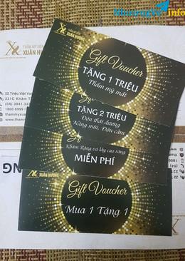 Ảnh Voucher tại thẩm mỹ viện Xuân Hương