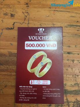 Ảnh nhượng lại voucher 500k của HUY THANH JEWELRY còn 200k