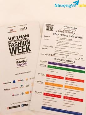 Ảnh Vé bế mạc Vietnam International Fashion Week 2018 ngày 22/4 - CN NTĐ Nguyễn Du